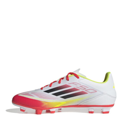 adidas F50 Firm Ground Football Boots – White/Red – view 2