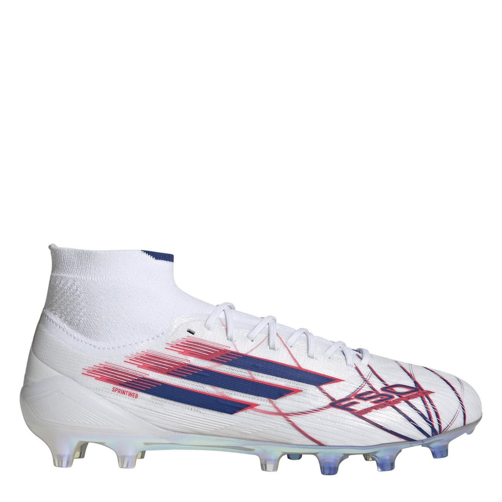 adidas F50 Sparkfusion Firm Ground Football Boots – White/Blue/Red