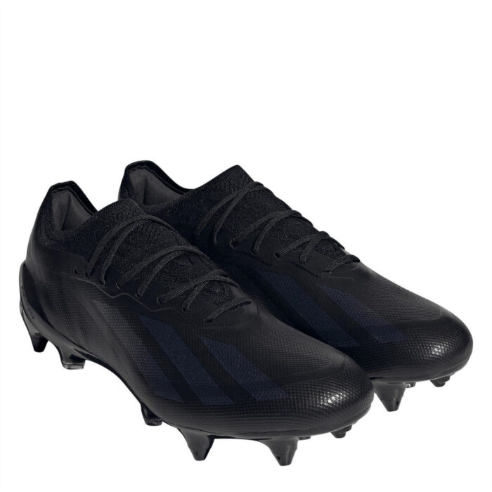 adidas X Crazyfast Soft Ground Football Boots – Black/Black – view 3
