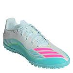 adidas F50 Messi Turf Football Boots – Wht/Pink/Blue - Image 3
