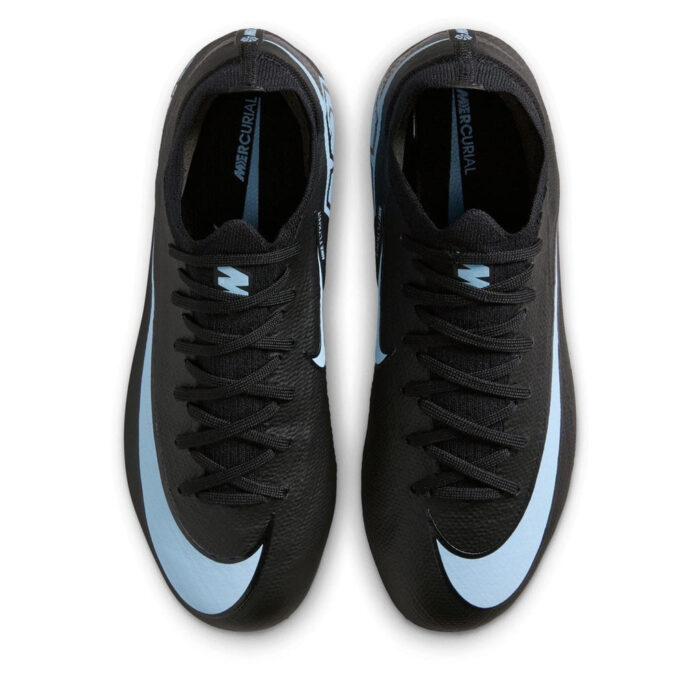 Nike Mercurial Vapor 16 Junior Firm Ground Football Boots – Black/Blue – view 6