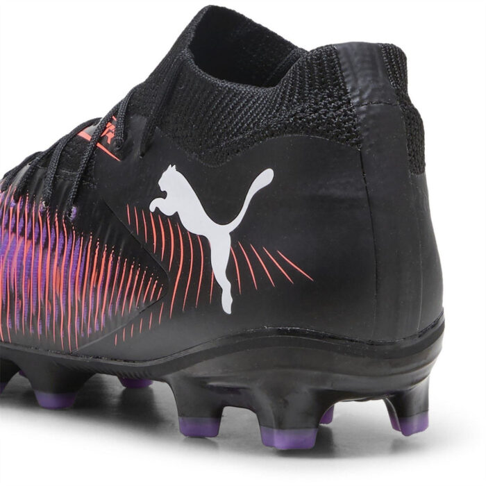 Puma Future 8 Junior Firm Ground Football Boots – Black/Purple – view 5