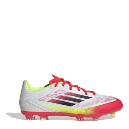 adidas Messi F50 Firm Ground Football Boots – White/Red