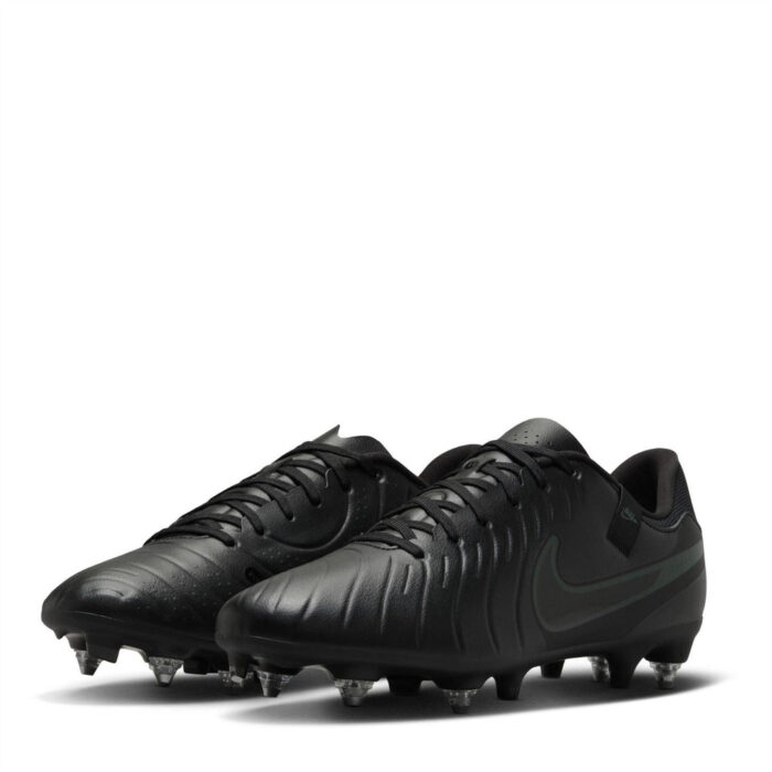 Nike Tiempo Legend 10 Soft Ground Football Boots – Black/Green – view 4