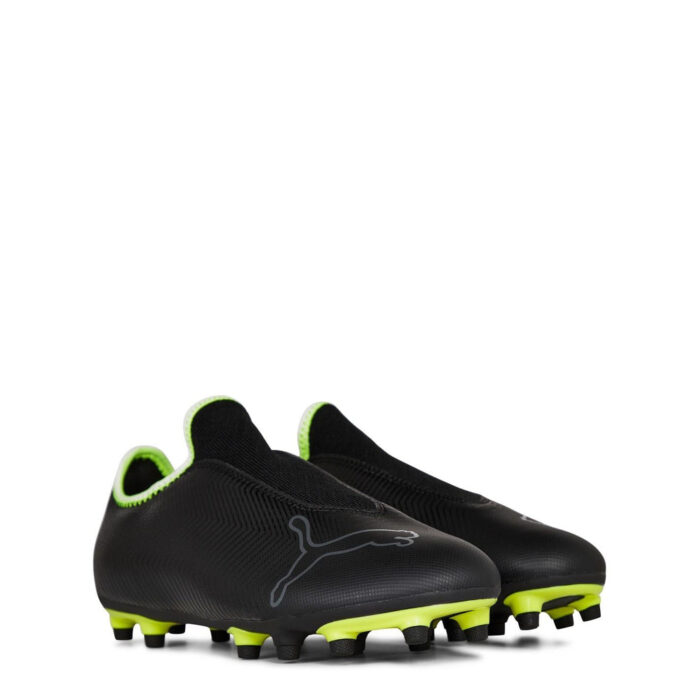 Puma Finesse Firm Ground Football Boots – Black/FluYellow – view 4