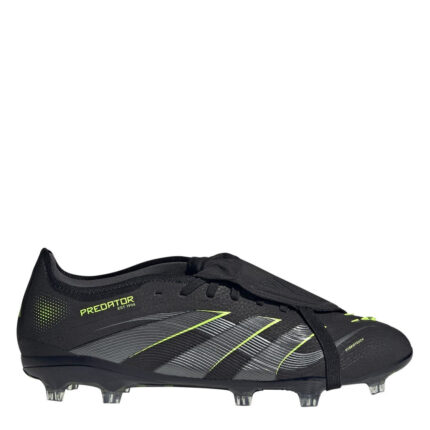 adidas Predator Firm Ground Football Boots – Black/Lemon