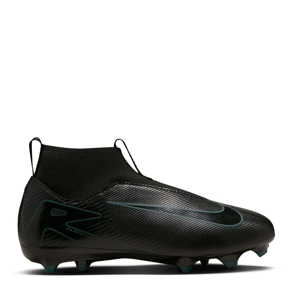 Nike Zoom Mercurial Superfly 10 Junior Firm Ground Football Boots – Black/Green