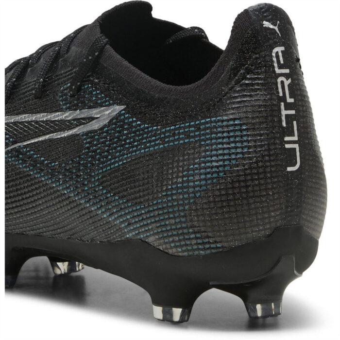 Puma Ultra Firm Ground Football Boots – Blck/Silvr/Aqua – view 5