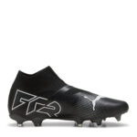 Puma Future 7 Firm Ground Football Boots – Black/White – view 4