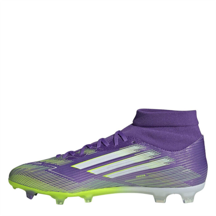 adidas Mens F50 Firm Ground Football Boots – Purple/White – view 8