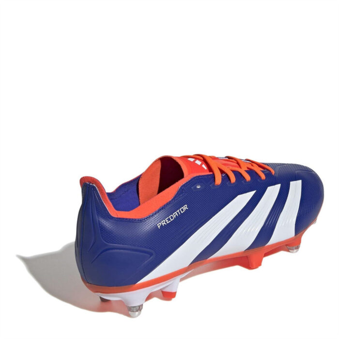 adidas Predator 24 Soft Ground Football Boots – Blue/Wht/Red – view 4