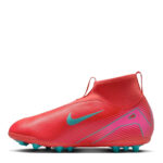 Nike Zoom Mercurial Superfly Junior Artificial Ground Football Boots – Red/Green – view 2
