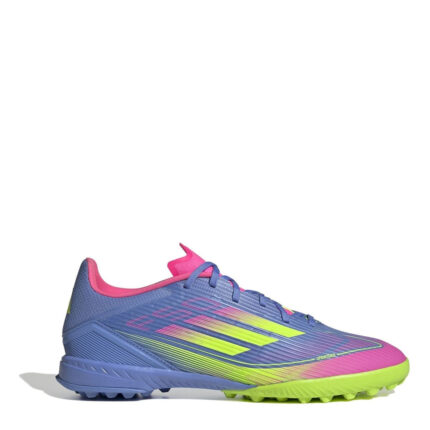 adidas F50 Turf Football Boots – Blue/Lemon