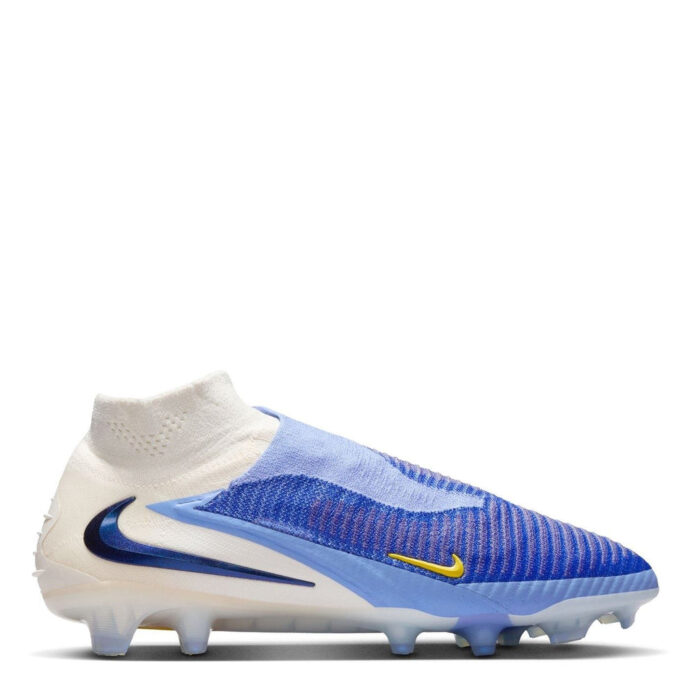 Nike Phantom High 6 Firm Ground Football Boots – Blue/Black – view 4