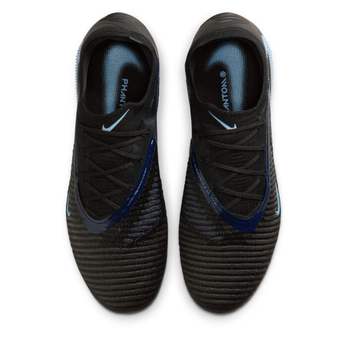Nike Phantom 6 Low Turf Football Boots – Black/Black – view 6