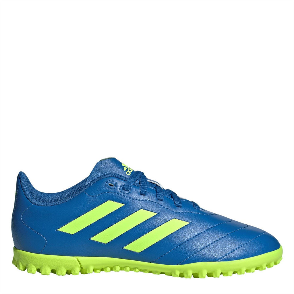 adidas Goletto Junior Turf Football Boots – Blue/Lemon adidas Goletto Junior Turf Football Boots – Blue/Lemon