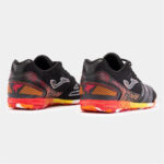 Joma Mundial Leather Indoor Football Boots – Black/Orange - Image 3