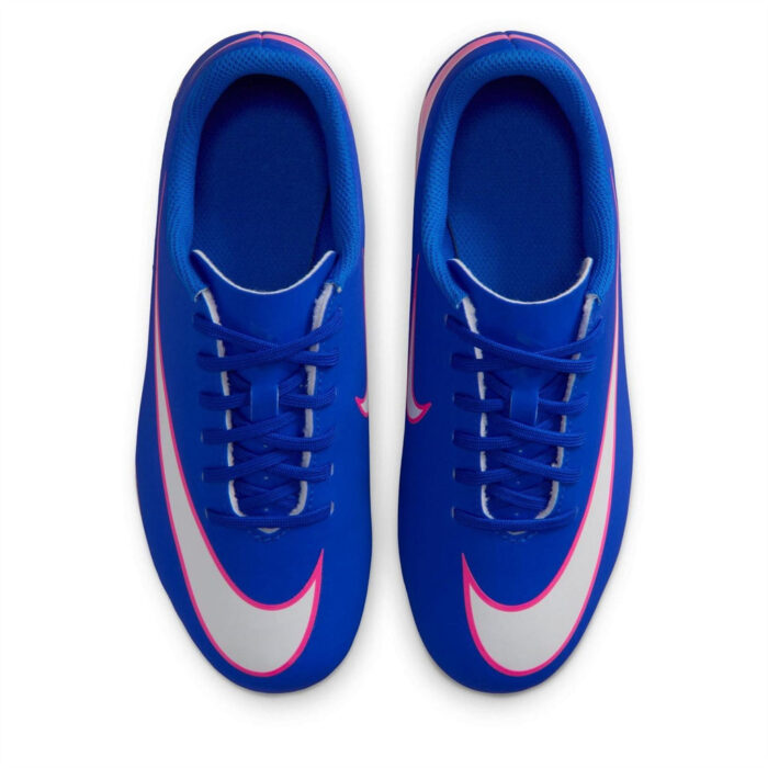 Nike Mercurial Vapor 16 Junior Firm Ground Football Boots – Blue/Wht/Pink – view 6
