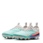 Nike Phantom 6 Junior Firm Ground Football Boots – Green/Orange – view 4