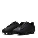 Nike Mercurial Vapor 16 Junior Firm Ground Football Boots – Black/Green – view 4