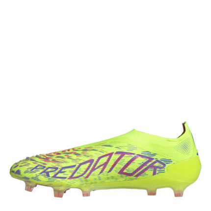adidas Predator Firm Ground Football Boots – Yellow/Pink – view 2