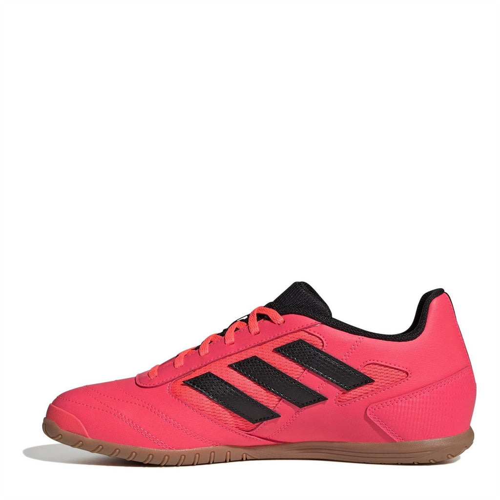 adidas Super Indoor Football Boots – Pink/Black – view 2