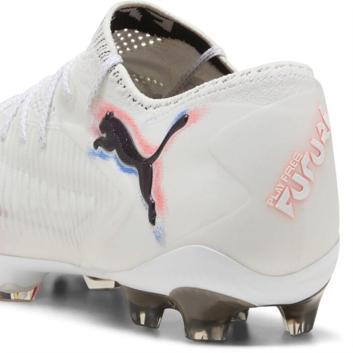 Puma 8 Firm Ground Football Boots – Puma White – view 5