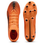 Puma Womens Ultra 5 Firm Ground Football Boots – Orange/Black – view 3