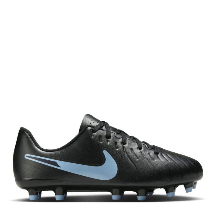 Nike Tiempo Legend 10 Junior Firm Ground Football Boots – Black/Black – view 7