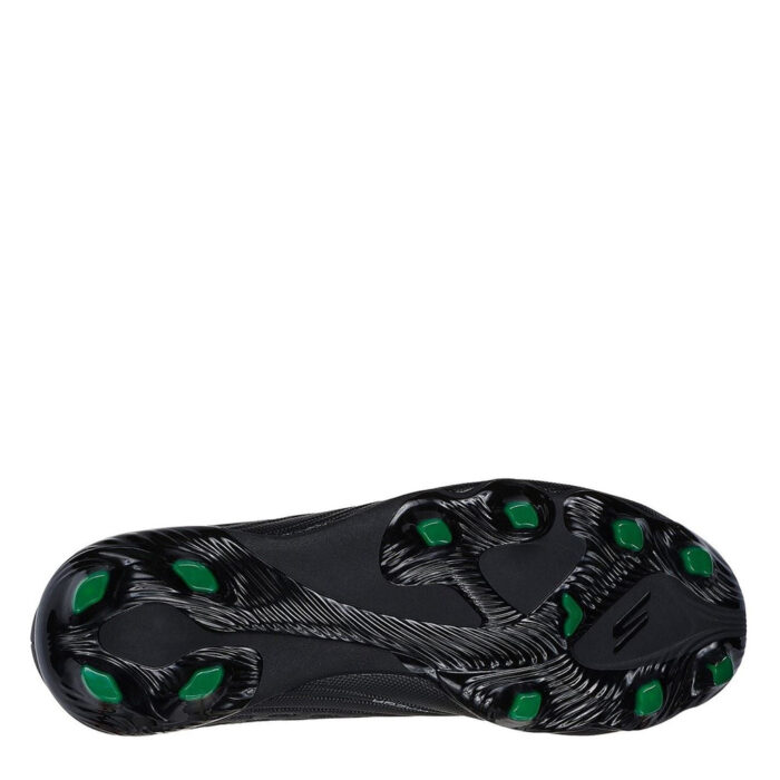 Skechers Razor Junior Firm Ground Football Boots – Black/Silver – view 4