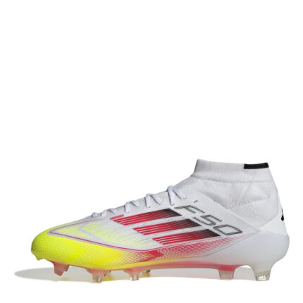 adidas Womens F50 Firm Ground Football Boots – White/Red – view 2