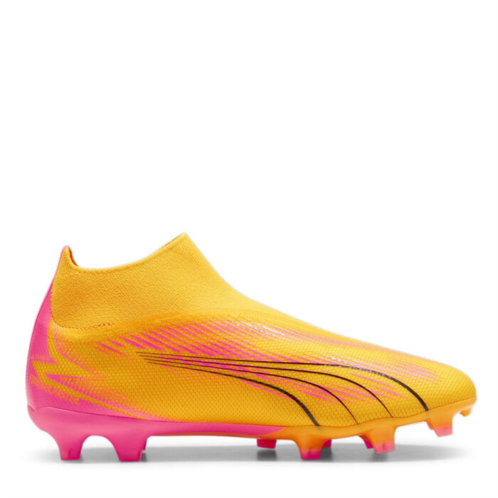 Puma Ultra Firm Ground Football Boots – Orange/Black – view 4