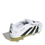adidas Predator Firm Ground Football Boots – White/Blk/Gold – view 4