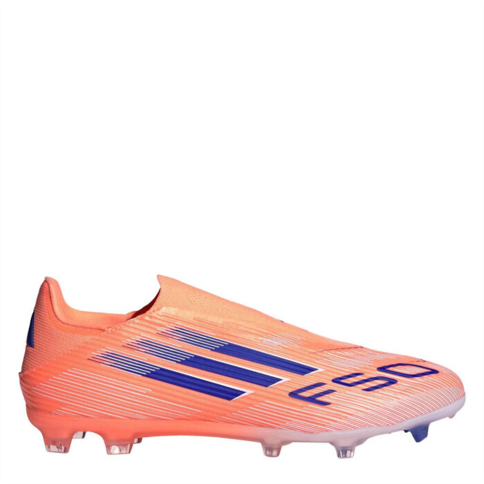 adidas F50 Firm Ground Football Boots – Orange/Blue – view 7