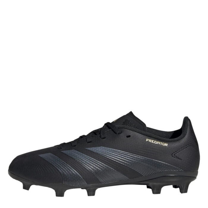 adidas Predator Junior Firm Ground Football Boots – Core Black/Crbn – view 2