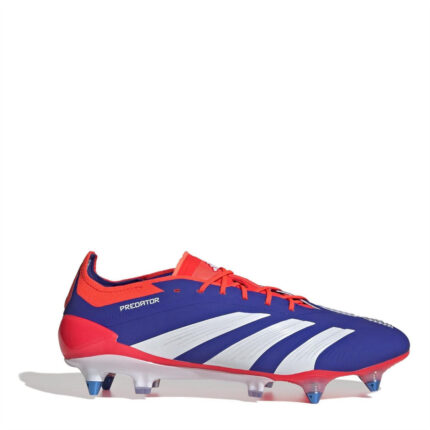 adidas Predator 24 Soft Ground Football Boots – Blue/Wht/Red