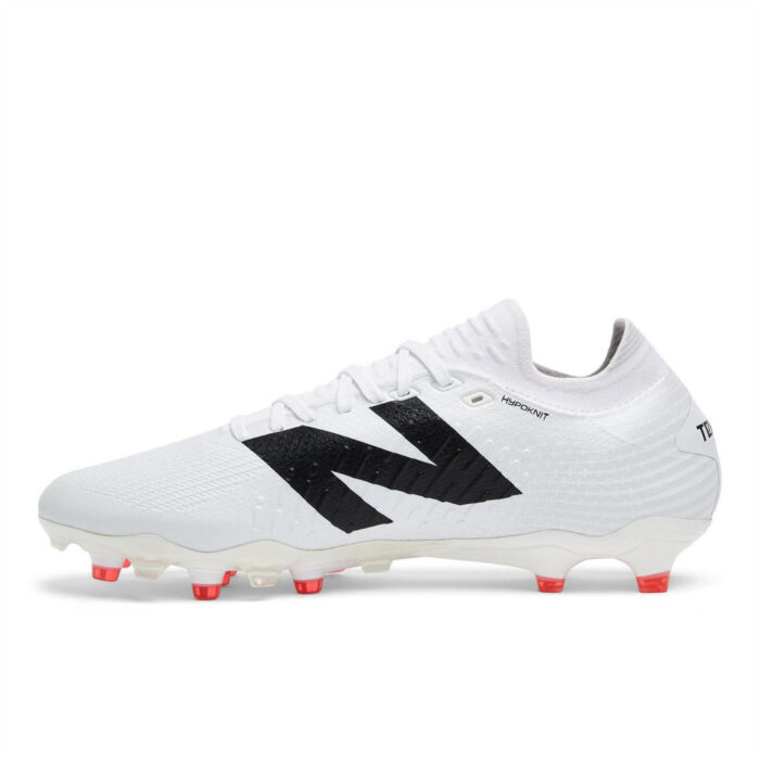 New Balance Tekela V4+ Firm Ground Football Boots – White/Black – view 2