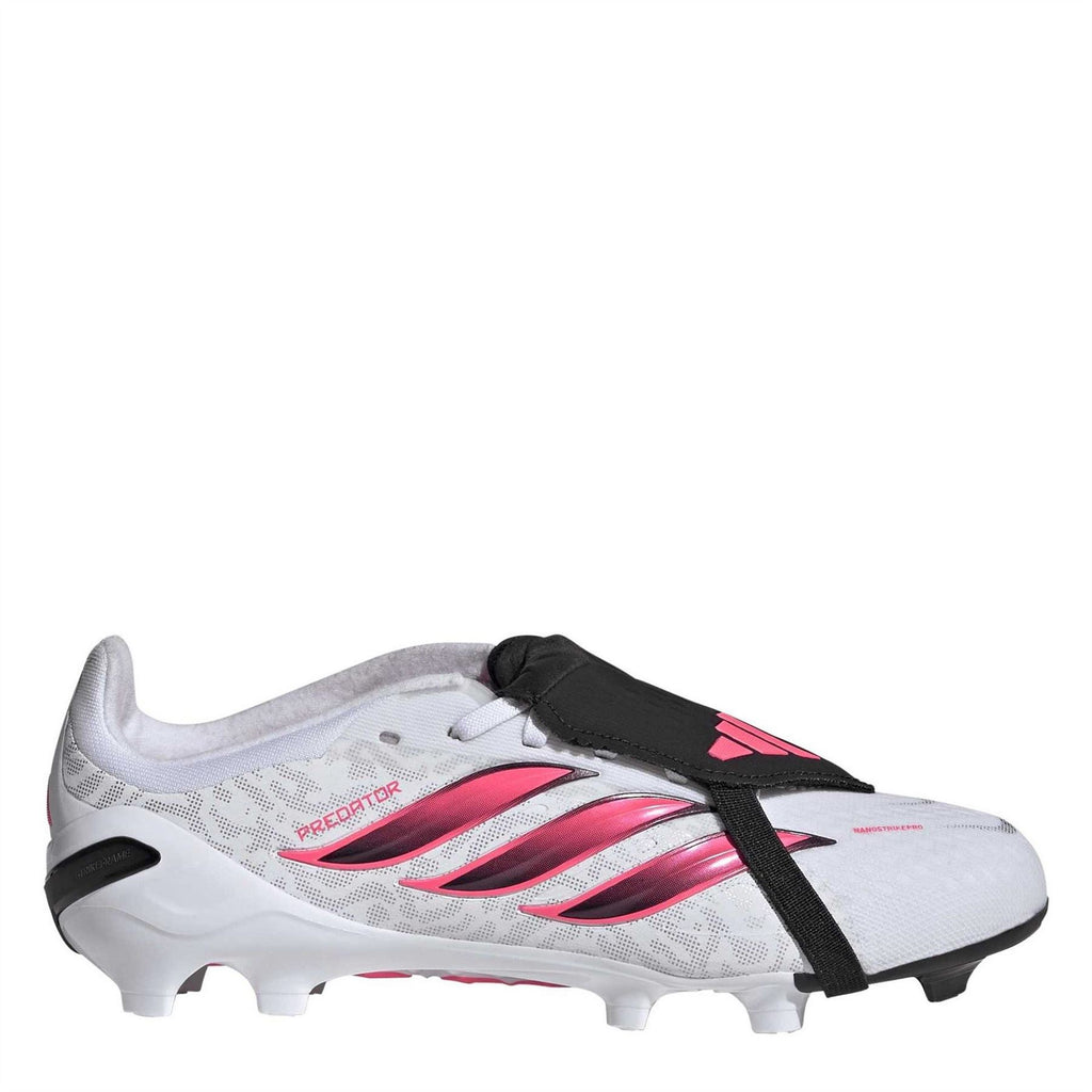 adidas Predator Junior Firm Ground Football Boots – White/Coral adidas Predator Junior Firm Ground Football Boots – White/Coral