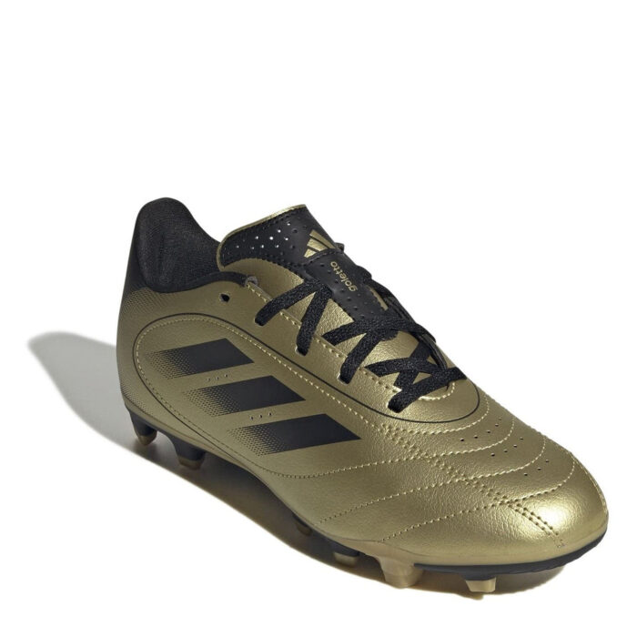 adidas Goletto Viii Junior Firm Ground Football Boots – Gold/Black – view 3