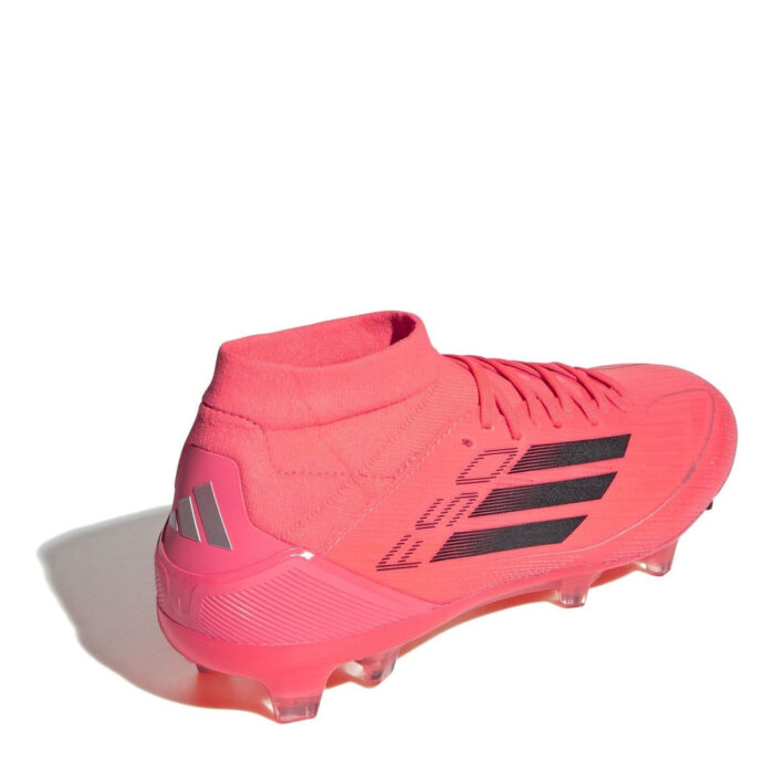 adidas Womens F50 Firm Ground Football Boots – Turbo/Blk/Platn – view 3