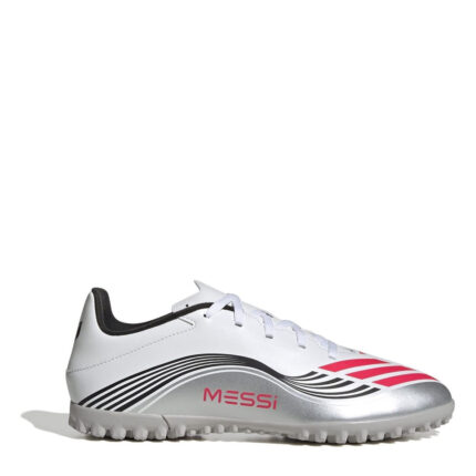 adidas F50 Messi Turf Football Boots – White/Red