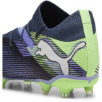 Puma Future 7 Firm Ground Football Boots – Grey/White/Grn – view 5