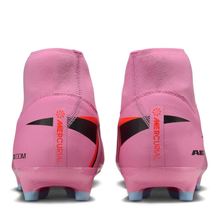 Nike Zoom Mercurial Superfly 10 Firm Ground Football Boots – Pink/Black – view 5