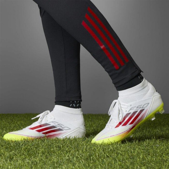 adidas Womens F50 Firm Ground Football Boots – White/Red – view 3