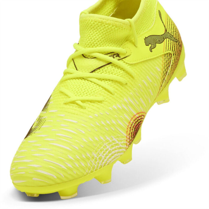 Puma Future 8 Junior Firm Ground Football Boots – Yellow/Black - Image 6