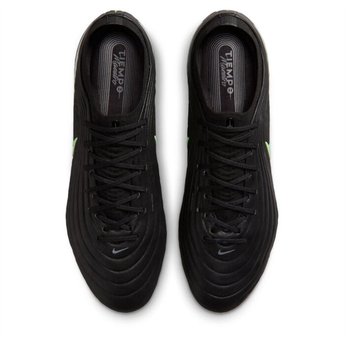 Nike Tiempo Maestro Firm Ground Football Boots – Black/Green – view 6