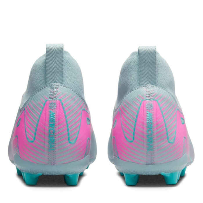 Nike Zoom Mercurial Superfly Junior Artificial Ground Football Boots – Grey/Pink - Image 5