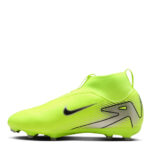Nike Zoom Mercurial Superfly 10 Junior Firm Ground Football Boots – Volt/Black – view 8