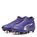 Puma Ultra Junior Firm Ground Football Boots – Purple/Wht/Org