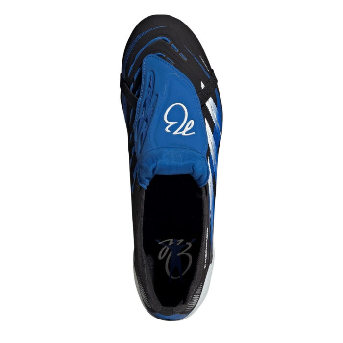 adidas Predator Soft Ground Football Boots – Black/Blue – view 5